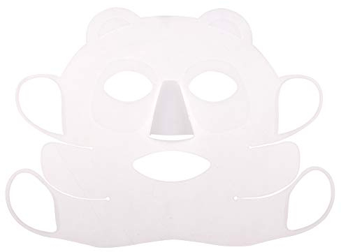 Maschera viso riutilizzabile in silicone con gancio, Beauty Face idratante per prevenire l'evaporazione del siero Beauty Tool per Sheet Mask Cover