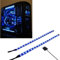 Ubanner PC LED flessibile striscia di illuminazione blu del computer con kit di luci magnetiche per case del computer 30CM