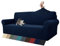 MAXIJIN Jacquard Sofabezug 3 Sitzer 1 Stück Couch Bezug rutschfest Schonbezug Sofa für Wohnzimmer Stretch-bezüge für Hunde Haustiere mit Anti-Rutsch-Schäume (3 Sitzer, Navy Blau)
