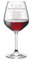 Colorfamily Calice vino con incisione Papà - v.i.p. very important papà - dad - festa del papà - bicchiere in vetro chiaro, capienza 500 ml