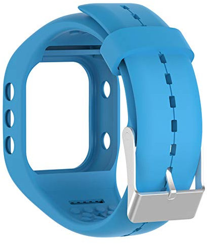 Huwokxix Uhrenarmband kompatibel mit Polar A300, verstellbares Silikon-Sportarmband, Ersatzband für Polar A300 Smart Watch (blau)