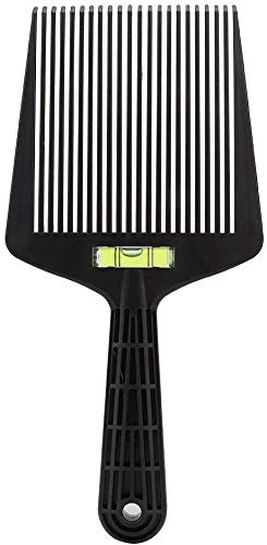 POFET Flacher Kamm, Haarkamm, Barbier-Haarkamm, Öl-Haarschneidewinkelanpassung, große Zähne, Kamm Styling-Werkzeug für Herren, Haarschneide-Design