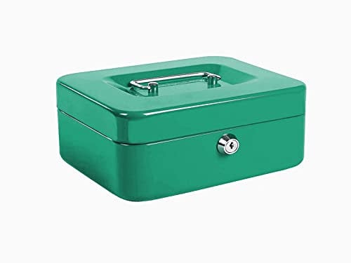 kippen 10033V1 - Cassetta Portavalori Verde, Dimensioni: 150X120X80 mm