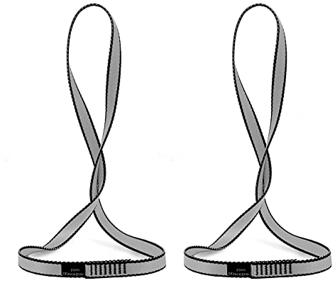 DASKING 2 Stück Nylon Kletterschlinge 18mm, 23KN Kletter Seil zum Klettern im Freien, Yoga Hängematte, Abseilausrüstung, Abseilen von Baumarbeiten, Outdoor Aktivitäten–Climbing Sling Runner 120cm