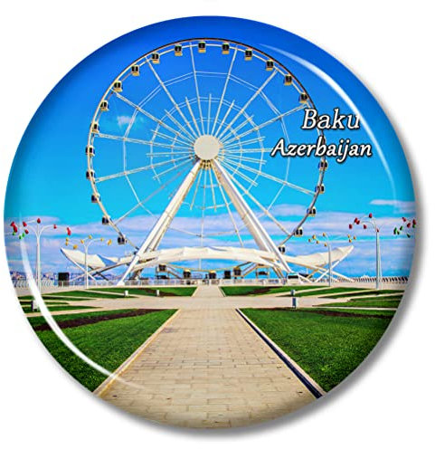 Azerbaidschan Baku Magnet Kühlschrankaufkleber 5,7 cm