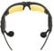 ASHATA Sport Wireless Bluetooth Audio Sunglasses, Open Ear Smart Driving Polarized Sunglasses, Eyesight Handfree Calling Foldable Glasses for Fishing Running Driving(Yellow Lenses)