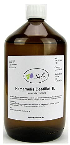 Sala Hamamelis Destillat Hamameliswasser 1000 ml (1 L Glasflasche)