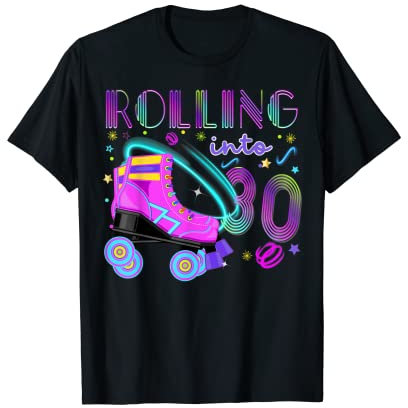 Rollschuh Geburtstag Party Outfit T-Shirt