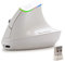 DeLUX Mouse Verticale Wireless, Mouse Ergonomico Ricaricabile, Click Silenzioso, Doppia Modalità (2.4G+BT), 6 Pulsanti, 4000DPI, Luce RGB, per PC/Computer/Laptop/Portatile/Mac (M618DB-Bianca)