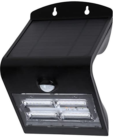 Callow Retail Outdoor Waterproof Solar LED Wall or Shed Door Light with Motion Detection and 2 Lighting Modes