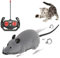 DesignBox Remote Control Mouse Toy, Wireless Control Realistic Rat Scary RC Mice Toy For Cat Kitten Dog Pet Novelty Gift Trick Bugs, Kids Children Halloween Christmas Birthday Present (Light Grey)