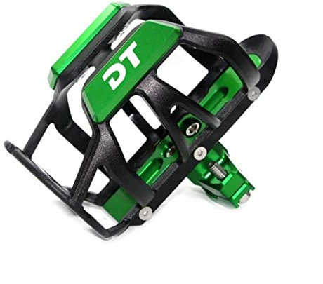 POPUCE Für Yamaha DT125 DT200 DT230 DT125R/RR/RE/RL/LC Motorrad CNC Getränke Wasserflasche Getränkehalter Halterung Zubehör (Farbe : Grün)