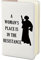PLITI Feminist Journal Notebook Women Empowerment Gift girl power Motivational gift Woman's Place Is In The Resistance Notebook (woman's resistance JN)