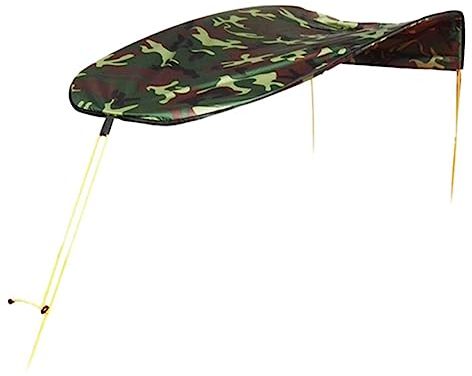 Myhoomowe Kajak Sonnensegel, wasserdicht und UV-beständig, zusammenklappbar, mit Aufbewahrungstasche für Kajak, Camouflage