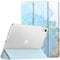 EasyAcc Case for iPad (A16) 11th/10th Generation 2025/2022 11/10.9 inch, Slim Hard Protective Cover for iPad 11/10 Gen, Models A3354/A3355/A3356/A2696/A2757/A2777/A3162, Blue Marble