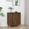 Sideboard, Büroschrank Kommode mit Schubladen Vorratsschrank mit Türen Vitrinenschrank Vintage Geeignet für Badezimmer Wohnzimmer Schlafzimmer Flur Braun Eichen-Optik 60x35x70 cm Holzwerkstoff