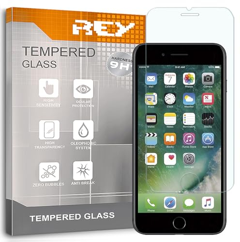 2X Protector de Pantalla para iPhone 7/8 / SE 2020 / SE 2022 5G, Cristal Vidrio Templado Premium