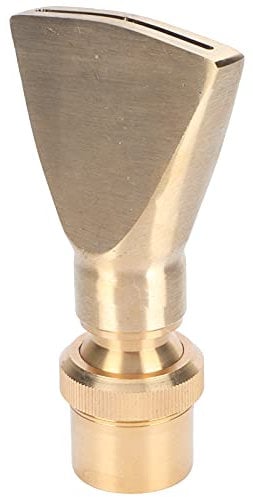 XHTLLO Ugello per Fontana d'Acqua a Getto Stretto in Ottone, Irrigatore per Stagno Regolabile per Piscina da Giardino, Parchi Divertimenti, Musei(1 inch)