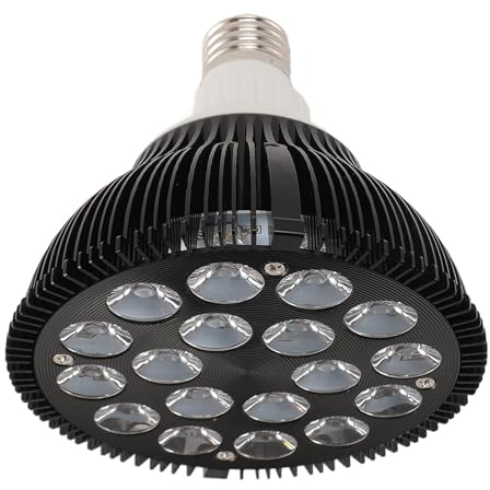Fockety LED Aquariumbeleuchtung, Glühbirne, Salzwasser Aquarium Licht, Vollspektrum, Wasserpflanzen, Wachstumslampe, Refugium Licht, LED Rifflichter für Korallen Meeresalgen Schildkröten