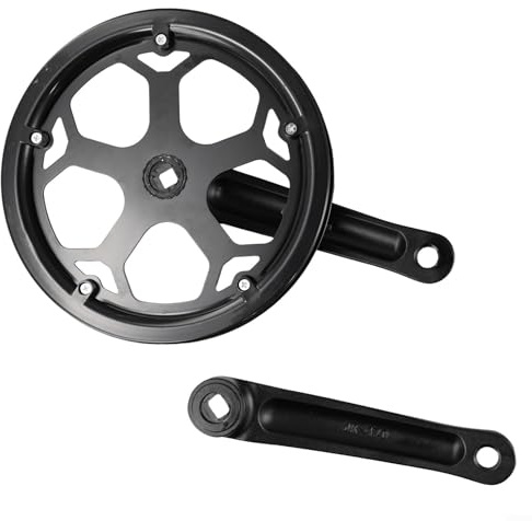 Guarnitura per bici da 170 mm, 40T/48T/52T, guarnitura quadrata conica per mountain bike a velocità singola (52T)