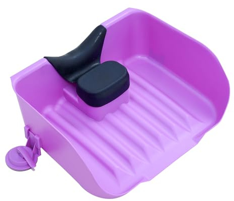 Portable Shampoo Basin for Kids, Baby, Children,Tear Free Hair Washing Basin Tray at Home (Purple)