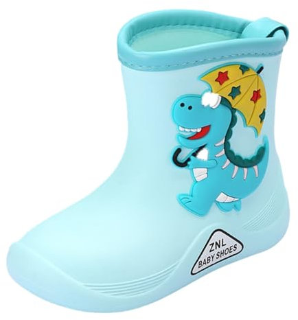 Dasfsagh Stivale acqua donna moda impermeabile antiscivolo molto confortevole gomma scarpe da lavoro da cucina stivali da acqua donna economici, Verde, 38 EU