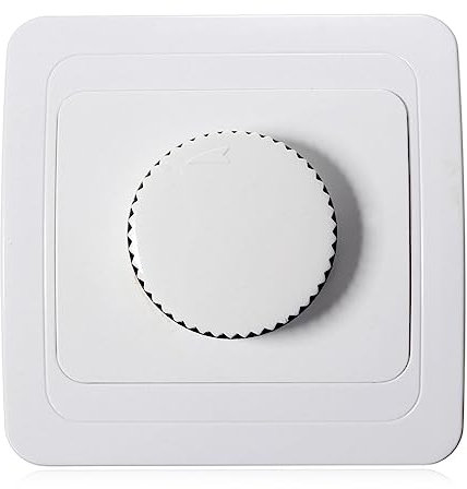 Interruptor regulador de intensidad LED con bordes traseros, moderno interruptor de luz, modulador de luz, panel de pared