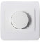 Interruptor regulador de intensidad LED con bordes traseros, moderno interruptor de luz, modulador de luz, panel de pared