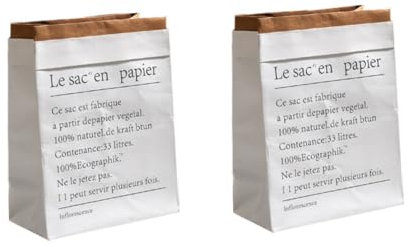 KICHOUSE Kreative Doppellagige Papiertüte Aus Karton 2 Stück Weiß Quadratischer Boden Getrocknete Blumenhalter Aufbewahrungstasche Für Geschenkverpackung Und Festartikel