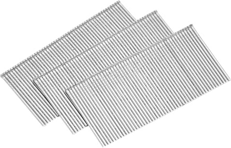 sourcing map 1000Pcs 16 Gauge Brad Nails, 1-1/2 Length Straight Finish Nails, Galvanized 304 Stainless Steel Nails for Woodworking Construction, Silver