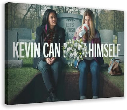 STUYKDIA Kevin Can F-Himself TV-Serie-Poster, Leinwand, Poster, Schlafzimmer, Dekoration, Landschaft, Büro, Raumdekoration, Geschenk, 50 x 75 cm
