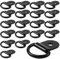 Lot de 20 crochets d'arrimage robustes en acier inoxydable pour camion, remorque, camping-car, entrepôt, bateau, contrôle de charge et montage en surface