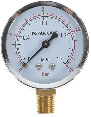 TEMPNAP Air Pressure Gauge Luftkompressoren Installieren Präzise Messung Robustes Design Geeignet Für Lufttanks Und Druckregler