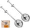 Tea Infuser for Loose Leaf Tea 2025 Loose Leaf Tea Ball Strainer Steeper Stainless Steel Long Handle Fine Mesh Tea Diffuser for Mugs, Sifter for Baking Sugar Shaker Flour Duster (Full Mesh*2)