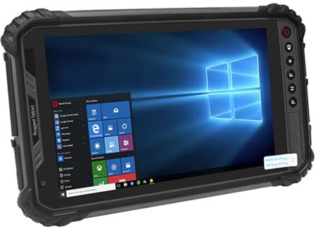 Breloom ST9-W Tablet resistente, 8 pulgadas Windows 10 Industrial Tablet Intel Z8350, 4GB+64GB, IP65 impermeable, 7800mAh, 4G LTE/BT 4.2/NFC/GPS/BDS/GLONASS (edición estándar)