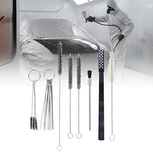 21Pcs Spray Gun Cleaning Kits, Portable Practical Brushes and Wide Use, Cleaning Set for Spray, Air Tools, Airbrush Parts with Product Keywords, Gun Accessory