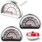 Omnia Lot de 3 thermomètres pour four Omnia, 0-350 °C, en acier inoxydable, thermomètre de barbecue, thermomètre de barbecue, thermomètre de cuisine, thermomètre de four pour barbecue, four à bois