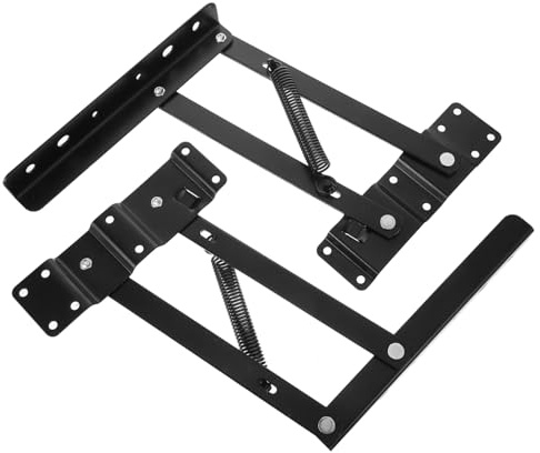 Tofficu Heavy Duty Folding Coffee Table Lifting Frame Spring Hinges for Lift Up Tops Space Saving Furniture Hardware with Smooth Operation Suitable for Coffee Tables Desks