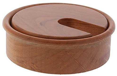 ToniTec – Cubierta para pasacables (Cable lata Madera Arce roble haya cereza lacado 80 mm de diámetro