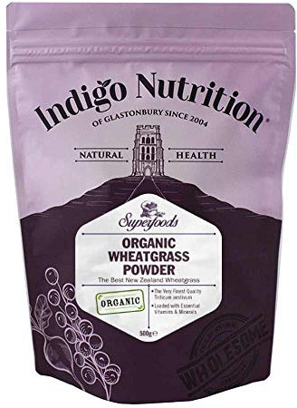 Indigo Herbs Poudre D'Herbe de Blé Bio de Nouvelle-Zélande 500g