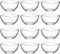Snackschale Set Knabberschale Schüssel Glasschalen Schüssel Schale für Eis Dessert Dip Salat Beilage VIRA (12xSchalen)