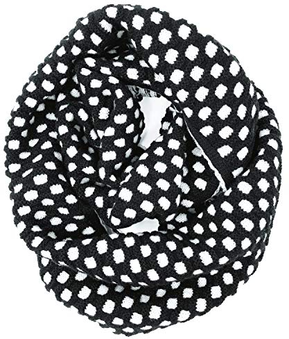 Wrapables weicher, warmer Winterschal - schwarz / weiß - Einheitsgröße