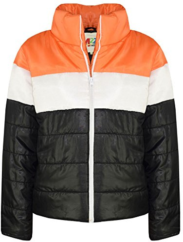 A2Z 4 Kids Girls Boys Jackets Contrast Panel Padded Quilted Puffer Bubble Comfortable Lightweight Stylish Warm Winter Cold Weather Coats Fashion Kids Jacket Age 5-13 Years