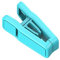 MEQI Kunststoff-Fingerclips für Slim-Line Kleiderbügel 20er Set Kleiderbügel Clips (20, Aqua)