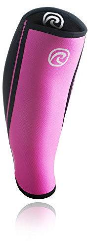 Rehband RX Shin/Calf 5mm Sleeve Pink (S) Rodillera, Unisex Adulto, Rosa, Small