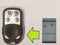 Praemoo Handsender/Fernbedienung kompatibel mit Elka SKX1MD, SKX2MD, SKX3MD, SKX4MD, SKX1LC, SKX2LC, SKX3LC, SKX4LC, SKJ, SKX1WD, SKX2WD, SKX3WD, SKX4WD 433,92 MHz - Frequenz 433,92 MHz