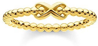THOMAS SABO Ring Kugeln mit Infinity gold vergoldetes Silber TR2320-413-39-50