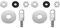 Aolamegs Ammo Box Can Lock Hardware Kit .50 Cal, Fat 50,l 30 Cal, 20 mm, 40 mm (2pack)