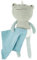 Bieco Frosch Kuscheltier Mit Schmusetuch | 30 cm | Plüschtier für Baby, Mädchen & Junge | Stuffed Animal | Süßes Stofftier