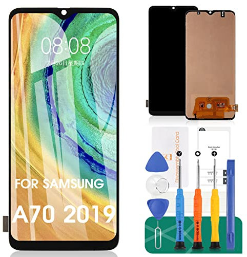 Ersatzdisplay für Samsung Galaxy A70 A705 A705F A705GM SM-A705MN A7050 LCD Display Touch Panel Sensor Digitizer (Incell Black No Frame)